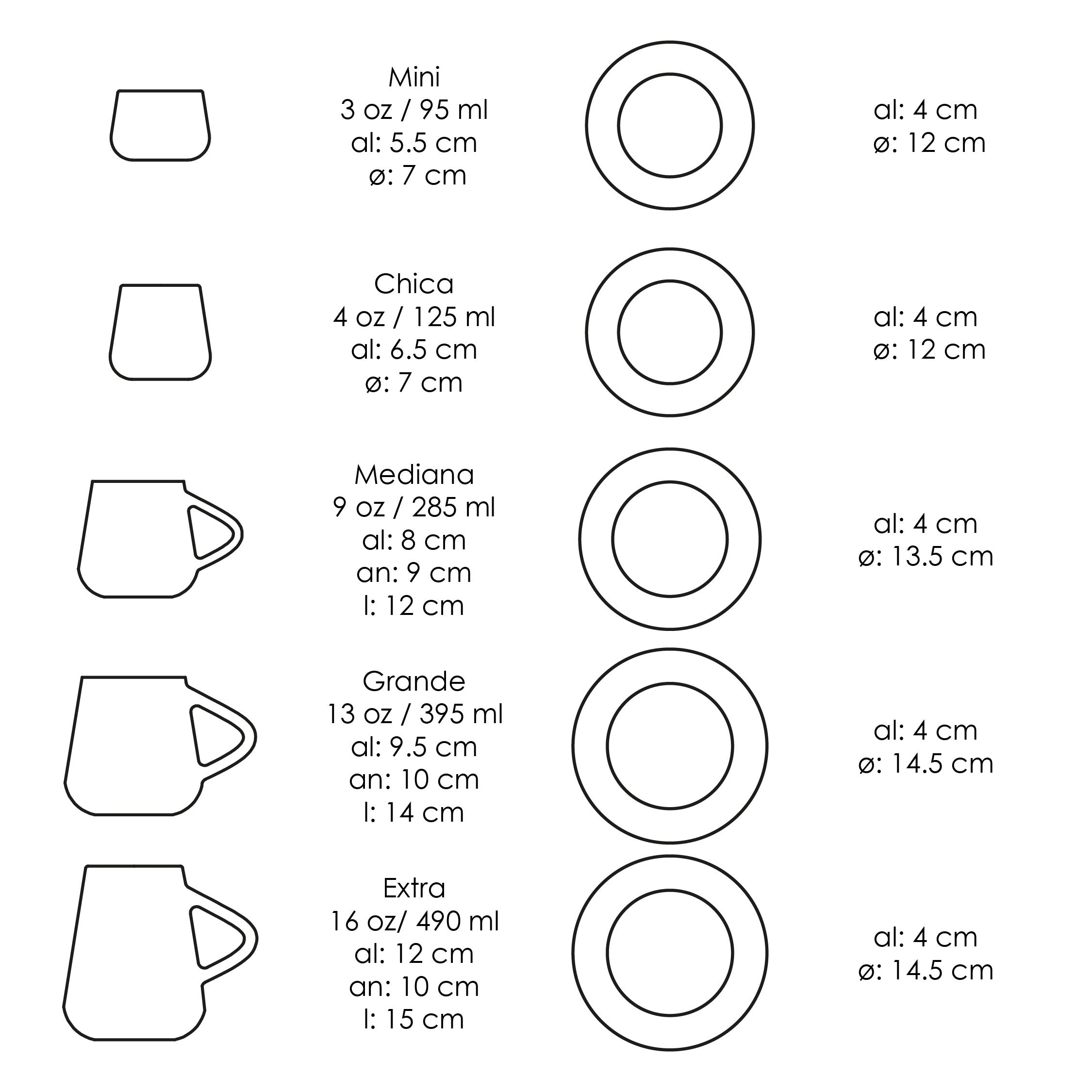 Taza Nido Mediana (9 oz)